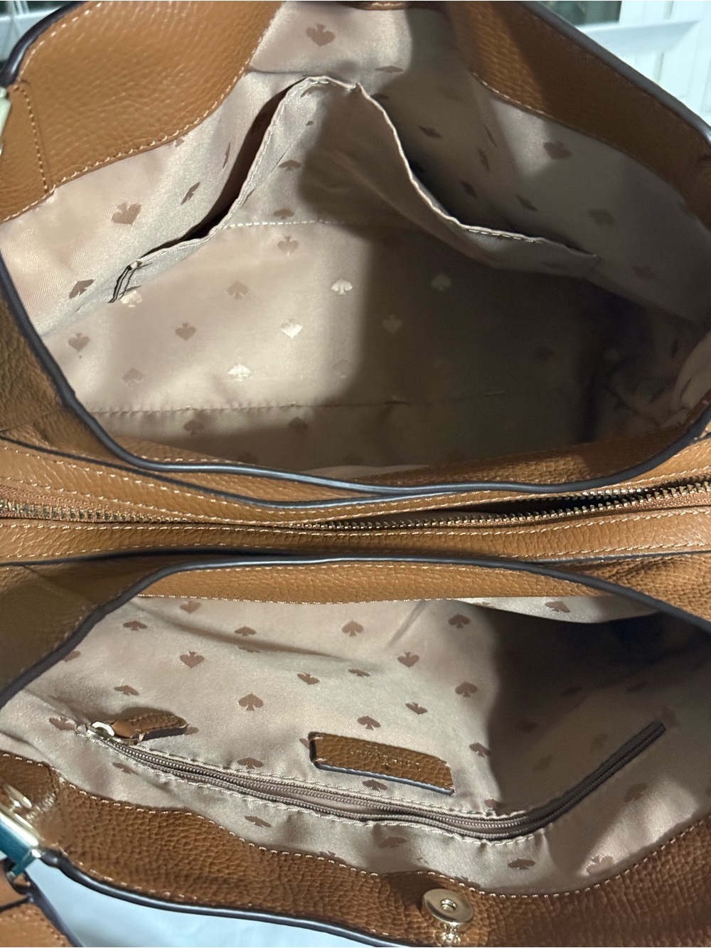 Pre-loved-Kate Spade Leather Bag and Leather Warm Gingerbread Wallet - Picture 5 of 9